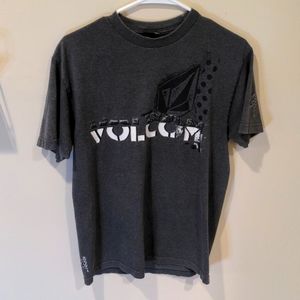Old volcom surfer skate tee shirt stone